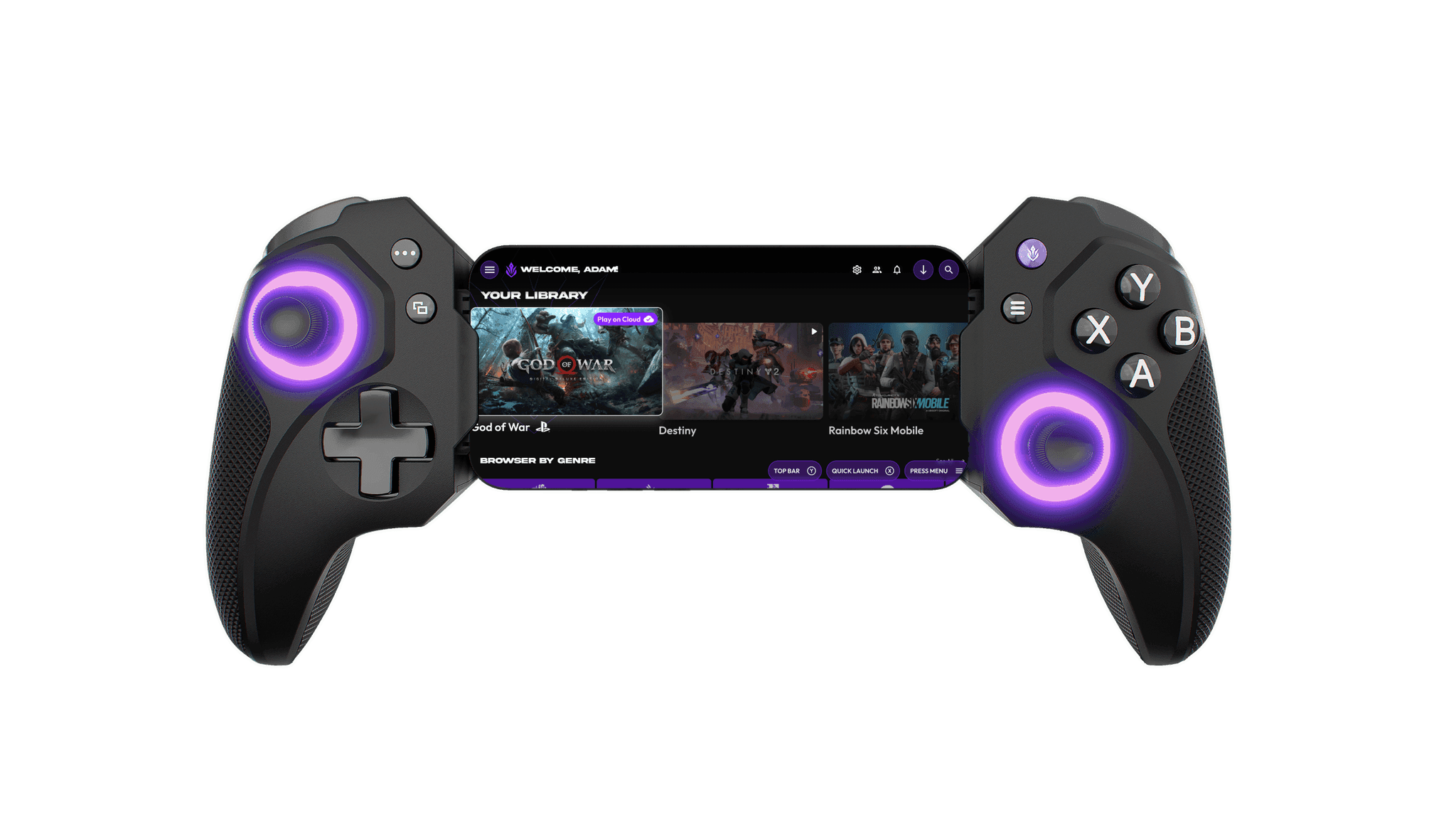 Vagabond controller with phone